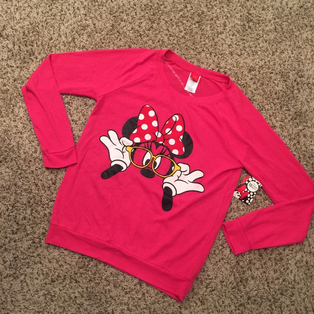 NEW Minnie Mouse Sweatshirt Size Medium NWT